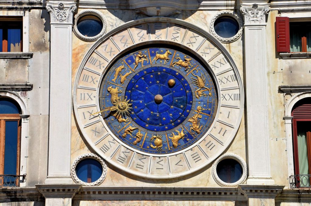 Venice Clock Calendar